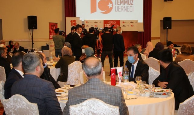 Elazığ'da 15 Temmuz Derneği üyeleri şehit aileleriyle bir araya geldi