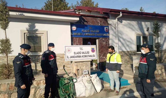 Elazığ'da demir malzeme çalan 5 şüpheli yakalandı