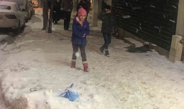 Elazığ&#039;da kar etkisini tekrar gösterdi
