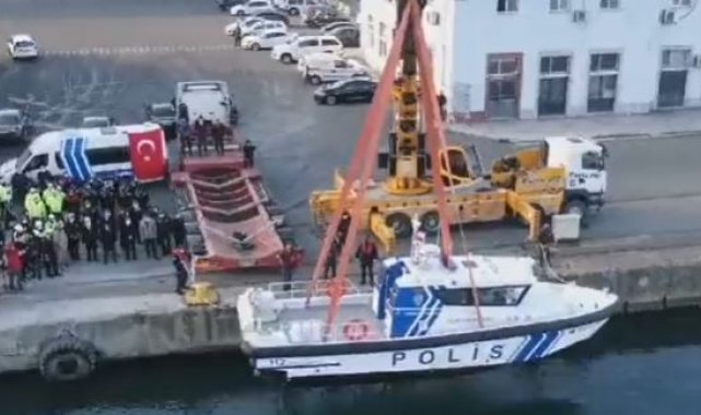 Emniyet'in "Şehit Eren Bülbül Karakol Botu" Trabzon'da hizmete başladı