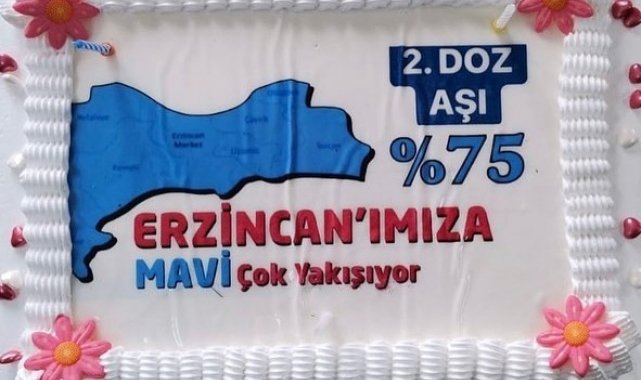 Erzincan aşılanma oranında yüzde 75'i geçerek "mavi" kategoriye ulaştı