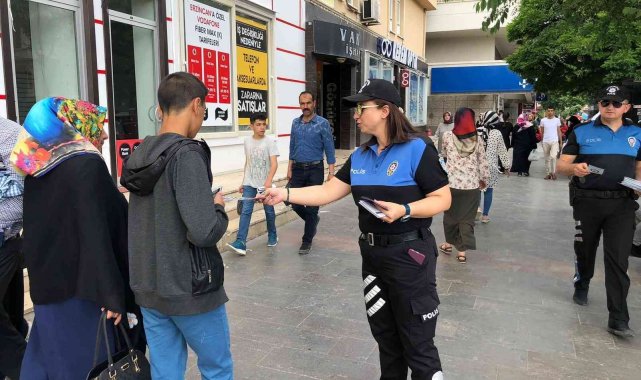 Erzincan polisi hırsızlara ve dolandırıcılara karşı vatandaşları uyardı