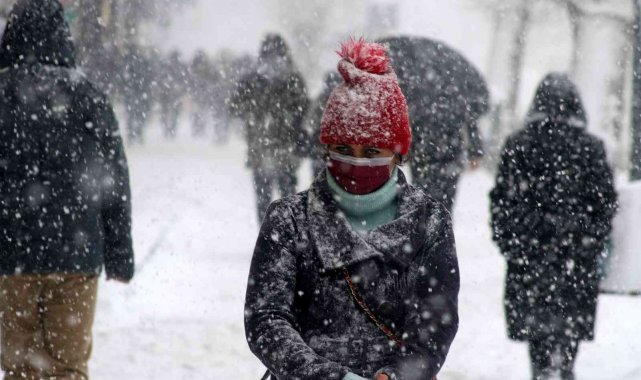 Erzincan'da kar yağışı