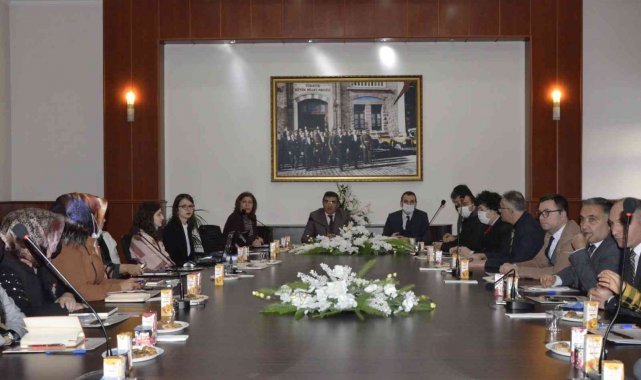 Erzurum'da "Kadına yönelik şiddetle mücadele il eylem planı faaliyet'' toplantısı düzenlendi