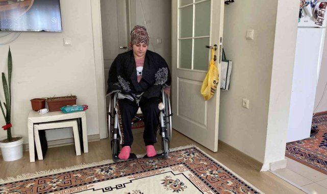 Eşi tarafından vurulduktan sonra felç kalan engelli kadının bakım maaşı kesildi