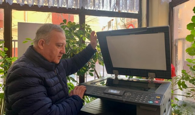 Eskişehirli muhtardan öğrencilere ücretsiz fotokopi hizmeti