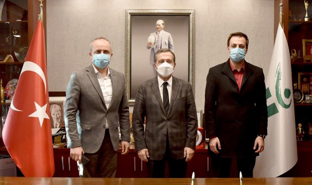 Espark&#039;ın yeni müdürü Kırcalı, Başkan Ataç&#039;ı makamında ziyaret etti