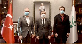 Espark'ın yeni müdürü Kırcalı, Başkan Ataç'ı makamında ziyaret etti