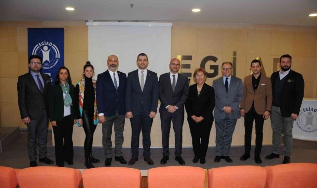 Fransa İstanbul Başkonsolosu Gauvin ve beraberindeki heyetten EGİAD'a ziyaret