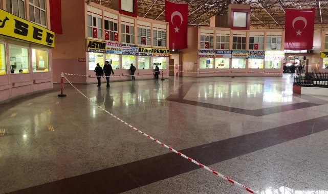 Gaziantep Otogarı çatı çökmesi ihtimaline karşı boşaltıldı