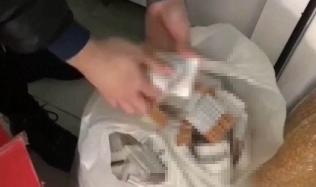 Gaziantep&#039;te 16 bin adet makaron ve 8 kilo nargile tütünü ele geçirildi