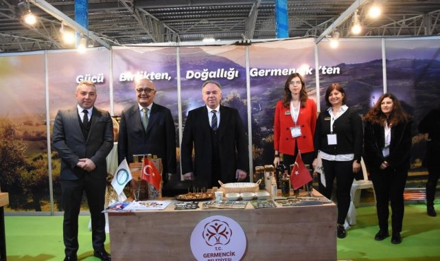 Germencik Belediyesi'nin ürünleri tarım fuarında yoğun ilgi gördü
