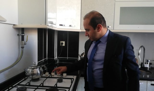 Gevaş'ta doğalgaz sevinci