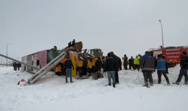 Giresun'da otobüs kazası: 10 yaralı