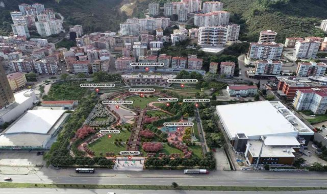 Giresun&#039;un en büyük yeşil alan projesin olan Millet Bahçesi için çalışmalar başladı