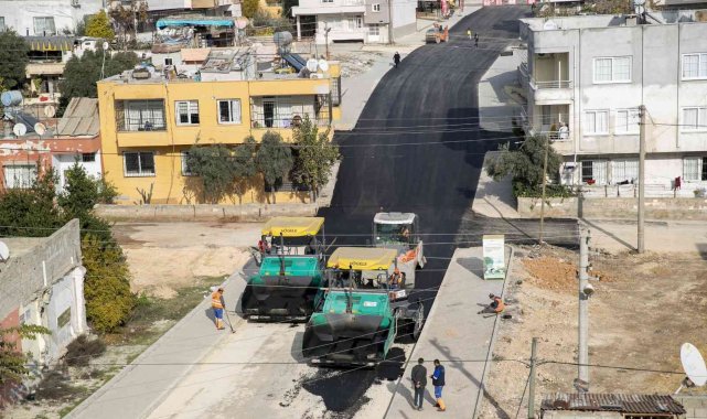 Göçmen Katlı Kavşağına alternatif olacak yol yenilendi