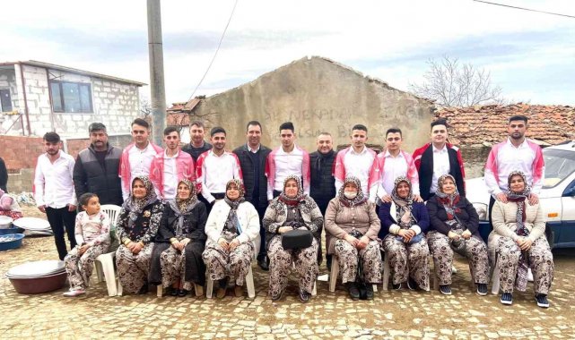 Gömeç'te asker hayrı düzenlendi