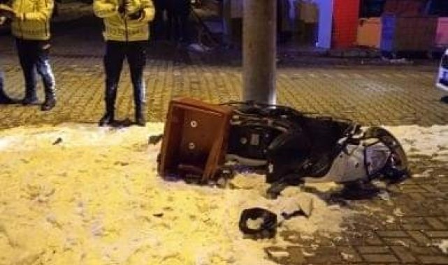 Gönen&#039;de trafik kazası 1 kişi yaralandı