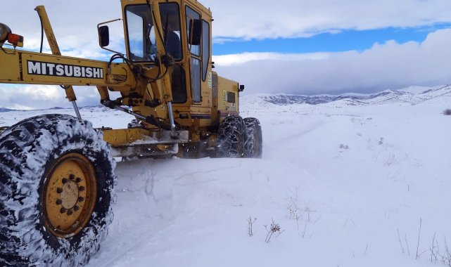 Gümüşhane&#039;de kar yağışı