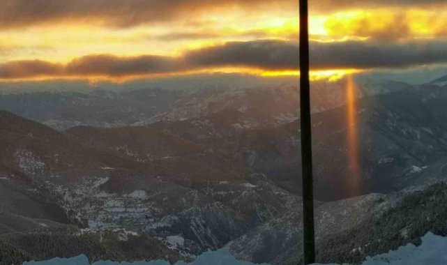 Güneş Zigana'yı böyle ışınladı