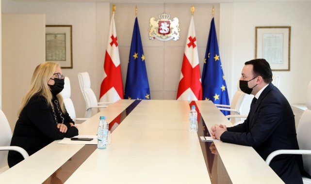 Gürcistan Başbakanı Garibaşvili, Büyükelçi Yazgan ile görüştü