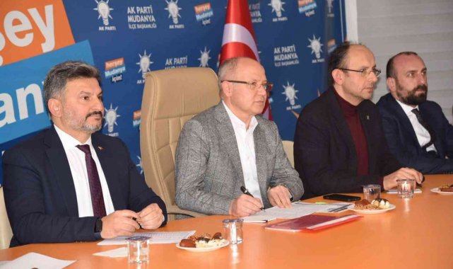 Gürkan'dan Mudanya teşkilatına hayırlı olsun ziyareti