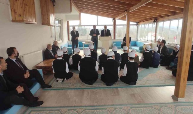 Hafızlık eğitimi alan öğrenciler mini sınavdan geçti