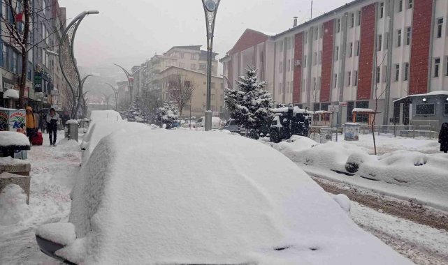 Hakkari'de kar yağışı etkisini sürdürüyor