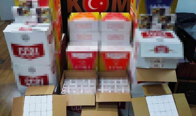 Hatay'da 390 bin kaçak makaron ele geçirildi