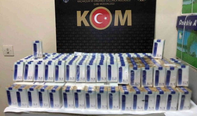 Hatay'da 390 paket kaçak sigara ele geçirildi