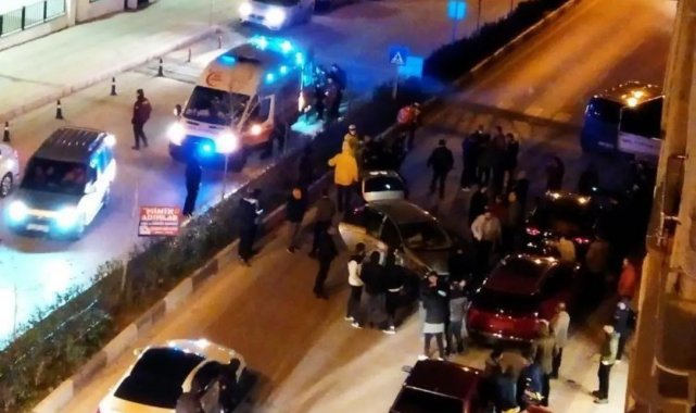 Hatay'da 5 aracın karıştığı zincirleme kaza kamerada