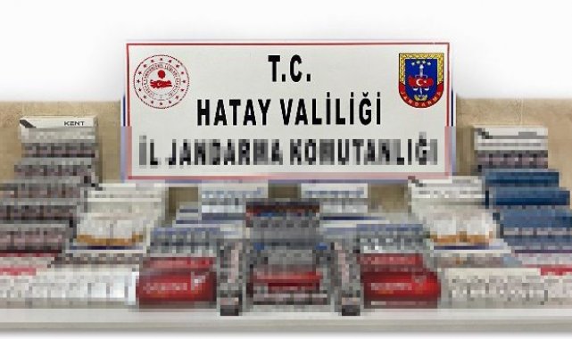 Hatay'da 6 bin 510 paket kaçak sigara ele geçirildi