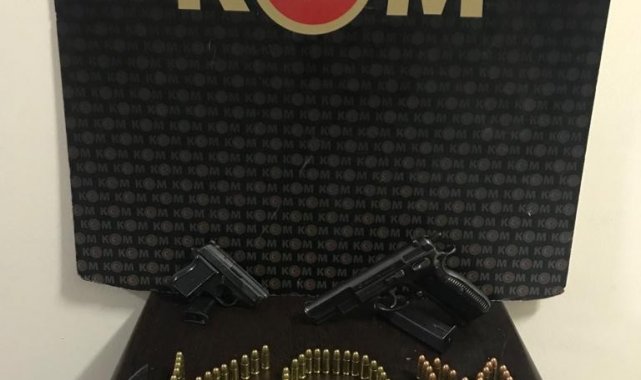 Hatay'da ruhsatsız silah ele geçirildi