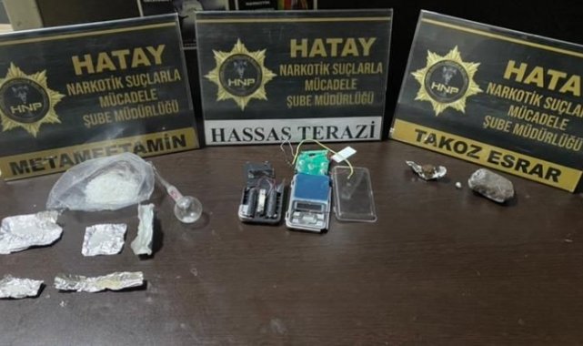 Hatay'da uyuşturucu operasyonu