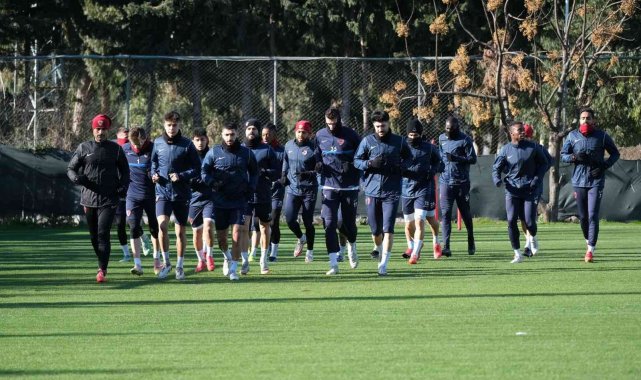 Hatayspor, Alanyaspor karşılaşmasının hazırlıklarını sürdürüyor