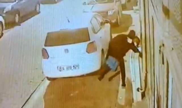 Hırsızlık anı kamerada