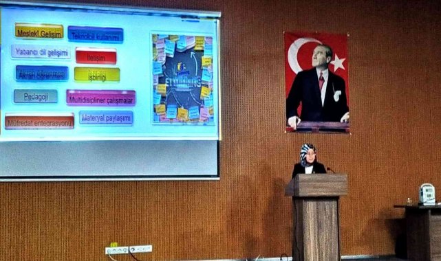 Hisarcık'ta öğretmenlere "e Twinning" konulu seminer