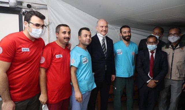 İçişleri Bakanı Soylu&#039;dan Bangladeş&#039;te Arakanlı Müslümanların kaldığı kampa ziyaret