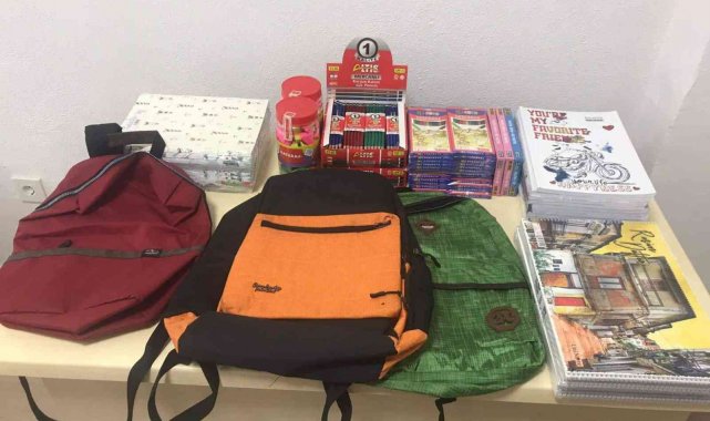 İhtiyaç sahibi öğrencilere kırtasiye yardımı