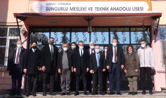 İl müdürü Kodek Sungurlu'da incelemelerde bulundu