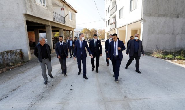 İnegöl'de 24 kilometre yol kaplaması