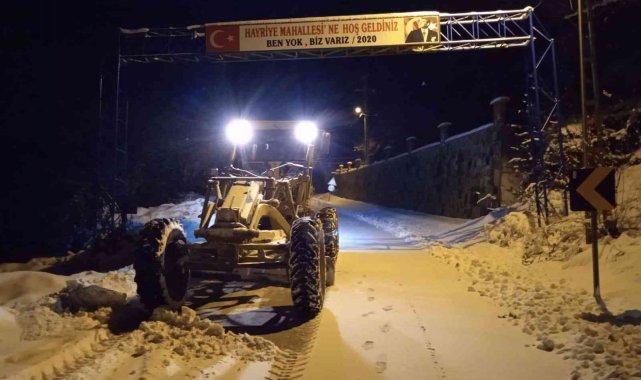 İnegöl'de kapalı köy yolu yok