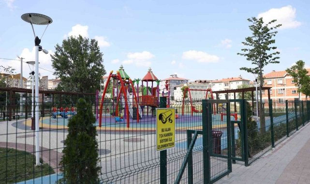 İnegöl&#039;de parklar artık daha güvenli