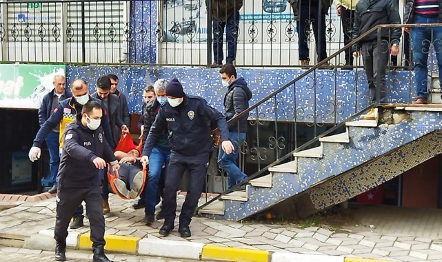 İş başında kendini vurdu, ağır yaralı olarak hastaneye kaldırıldı