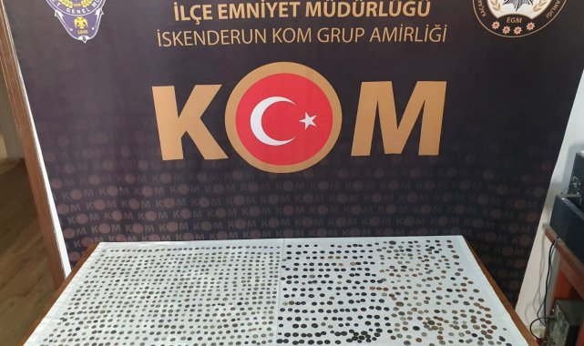 İskenderun'da tarihi eser kaçakçılığı operasyonu