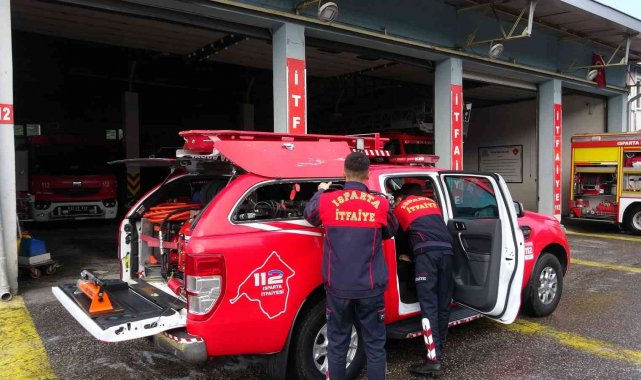 Isparta İtfaiyesi bu yıl 838 vakaya müdahale etti