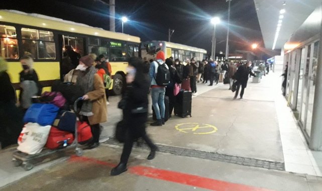 İstanbul yolcuları yurtlara yerleştirildi