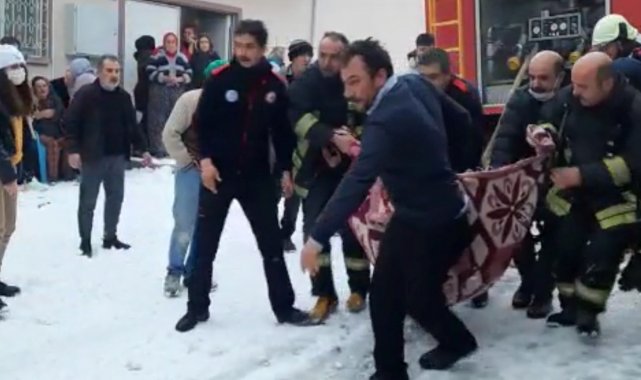 İtfaiyenin çabası yaşlı kadını kurtarmaya yetmedi