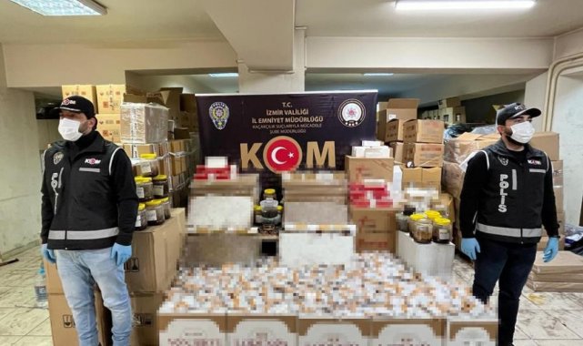 İzmir'de 13 ayrı kaçakçılık operasyonunda 18 kişiye işlem