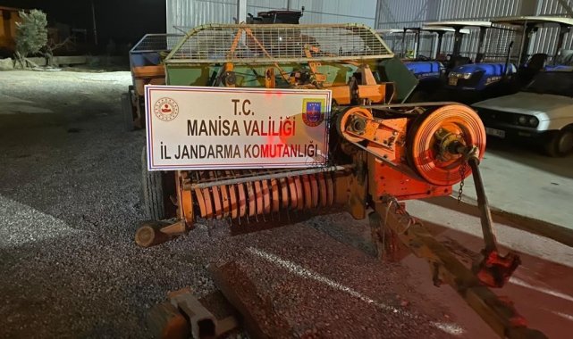 Jandarma adım adım iz sürdü, çalınan tarım aletlerini buldu
